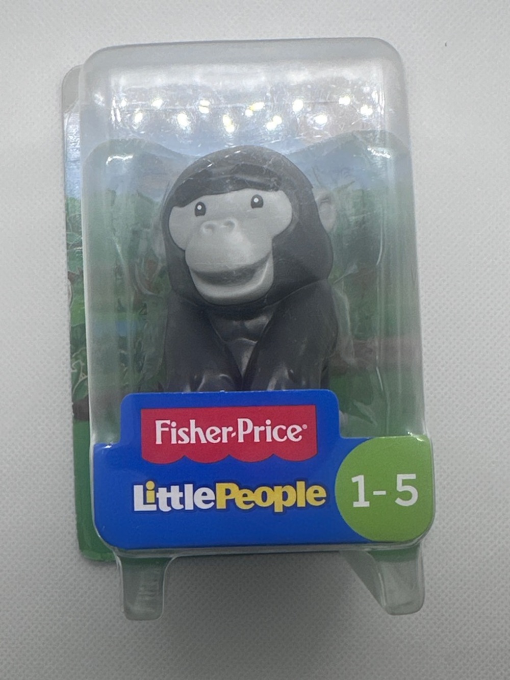 2018 Mattel Fisher-Price Little People Gray Gorilla Figure Play New